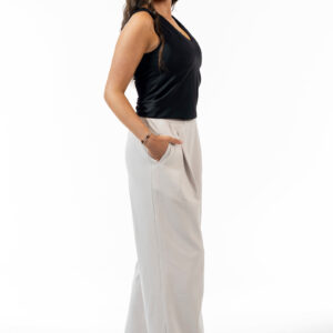 Oat Wide Leg Trousers