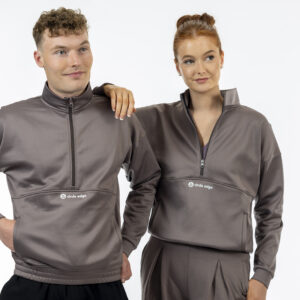 Warm Taupe Retro Half Zip with Airflow