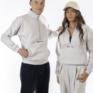 Oat Retro Half Zip with Airflow